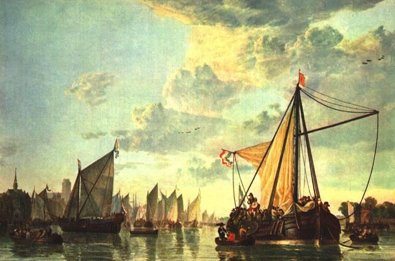 CUYP, Aelbert The Maas at Dordrecht  sdf oil painting picture